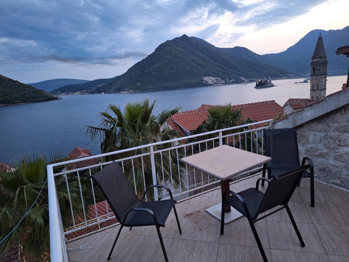Forteca Home Perast Esterno foto
