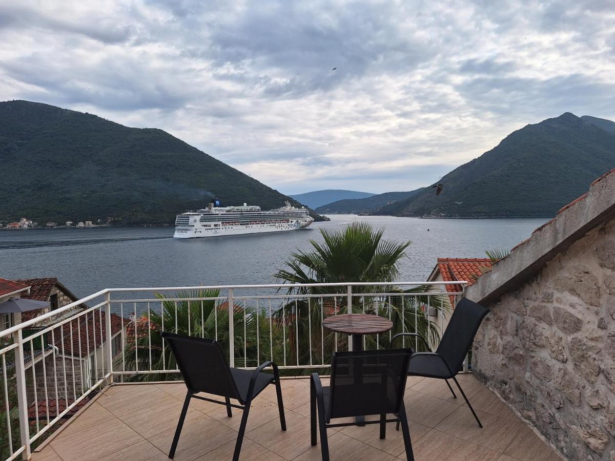 Forteca Home Perast Esterno foto